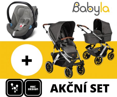 Salsa 4 AIR Asphalt Diamond Editions 2021 + Cybex Aton 5 Soho Grey