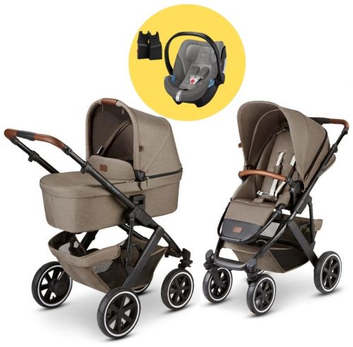 Akční set Salsa 4 Air Nature Fashion Editions 2021 + Cybex Aton 5 Soho Grey 2021 + adaptéry