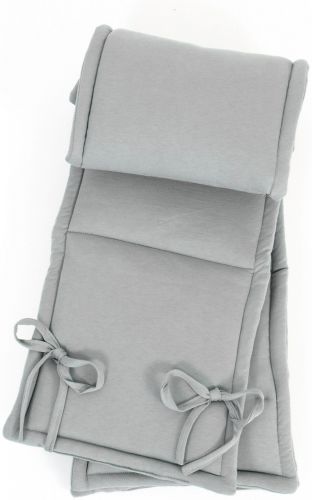 Bavlněný mantinel Smart Bed 60 - světle šedá