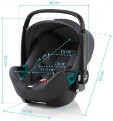 Baby-Safe iSense Bundle Flex iSense, Midnight Grey