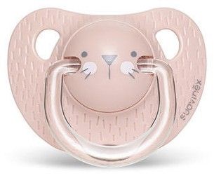 Premium dudlík anatomický hygge 6-18 m vousky - růžová