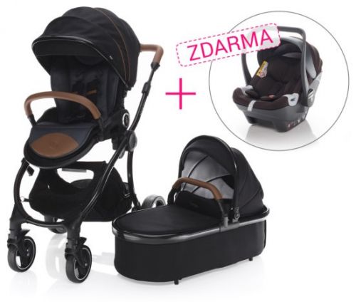 SET Kočárek Mystic Black + autosedačka