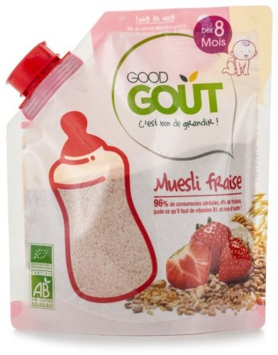 BIO Dětská jahodová instantní kaše v prášku 200 g