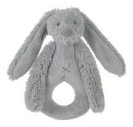 Chrastítko králíček Richie světle šedé velikost: 18 cm