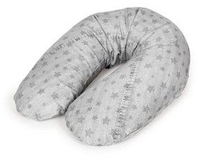 Polštář na kojení Cebuszka PHYSIO Multi Denim Style Stars grey Ceba