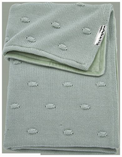 deka Knots samet - Stone green