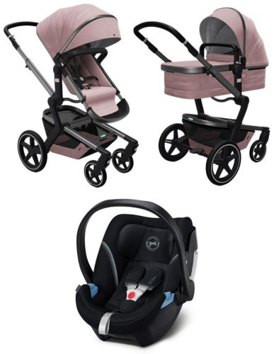 Day+ kompletní set Premium Pink + CYBEX Aton 5 Deep Black