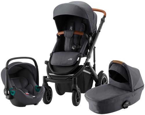 Set kočárek Smile III + hluboká korba + autosedačka Baby Safe 3 i-Size