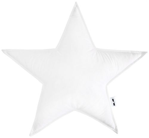 Polštář hvězda - bílá