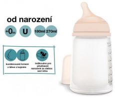 Antikoliková lahvička Zero Zero 180 ml A