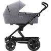 SET Kočárek Go Big 2 + hluboká korba + autosedačka Grey Melange/Black