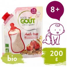 BIO Dětská jahodová instantní kaše v prášku 200 g