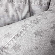 Polštář na kojení Cebuszka PHYSIO Multi Denim Style Stars grey Ceba