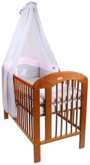 6-dílné ložní povlečení Balón 100/135 růžové