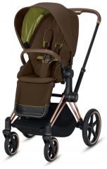 Priam Khaki Green + Rose Gold podvozek + Priam Seat Pack 2021