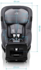 Set autosedačka Baby-Safe 3 i-Size+Flex Base iSense+Autosedačka Dualfix iSense, Space Black