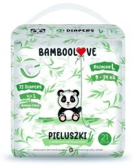 Pleny jednorázové bambus vel. L 9-14 kg 21 ks