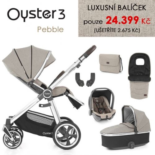 Oyster 3 luxusní set 6 v 1 - Pebble 2020
