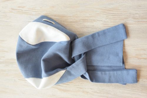 Pirátský bavlněný šátek - modrý