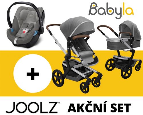 JOOLZ AKČNÍ SET DAY+ GORGEOUS GREY + CYBEX ATON 5 SOHO GREY