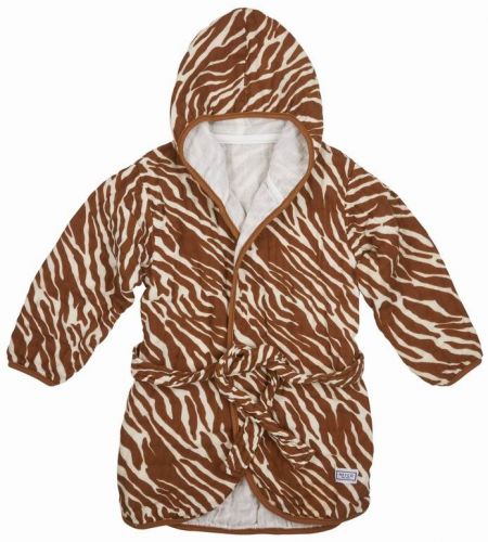 Mušelínový župánek Zebra camel