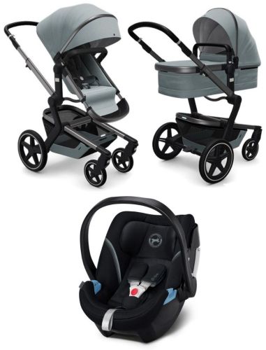 Day+ kompletní set Modern Blue + CYBEX Aton 5 Deep Black