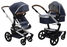 Day+ kompletní set Classic Blue 2021 + Cybex Cloud Z i-Size Deep Black 2021 + adaptéry Joolz