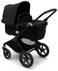 FOX 3 kompletní set - Black / Midnight Black + Cybex Aton 5 Deep Black ZDARMA