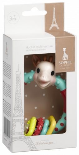 Tvarované chrastítko žirafa Sophie