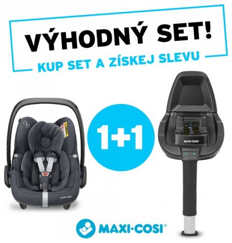 Pebble Pro i-Size Essential Graphite + Základna Family Fix2 (Set)