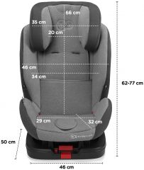 Autosedačka vado isofix 0-25kg grey 2020