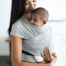 ŠÁTEK/ AURA WRAP - PEARL GREY DOTS