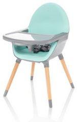 Dětská židlička Dolce, Ice Green/Grey