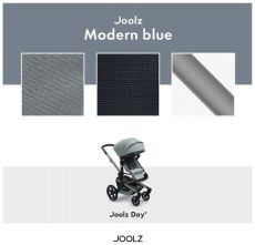 Day+ kompletní set Modern Blue 2021 + Cybex Cloud Z i-Size Deep Black 2021 + adaptéry Joolz