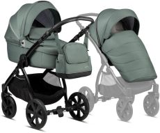 Fjordi 2022 2v1 Fern + Adaptéry + Cybex Aton 5 Deep Black