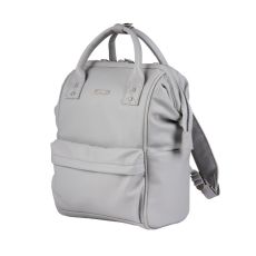 Mani přebalovací taška/ batoh, Dove Grey Leatherette