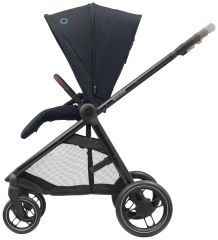 Maxi-Cosi Street+ kočárek 2v1 Essential Graphite + CabrioFix i-Size autosedačka