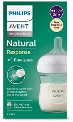 Láhev Natural Response skleněná 120 ml, 0m+