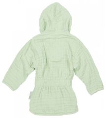 Mušelínový župánek 86/92 - Soft green