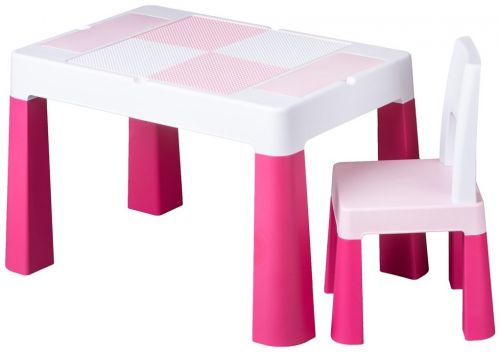 Dětská sada stoleček a židlička Multifun pink