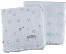 Set 2ks plenek žirafa Sophie 120x120cm