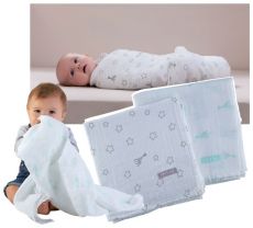 Set 2ks plenek žirafa Sophie 120x120cm
