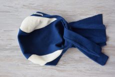 Pirátský bavlněný šátek - tmavě modrý