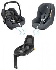 Pebble Pro i-Size Essential Black + Základna Family Fix2 (Set)