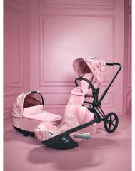 Priam Lux Carry Cot Simply Flowers Light Pink 2021