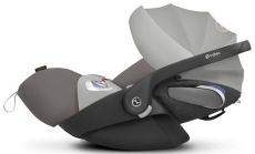 FOX 3 kompletní set - Black / Grey Melange + CYBEX Cloud Z i-Size Soho Grey + Adaptéry