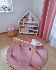 Montessori domečková police Woodle - bílá