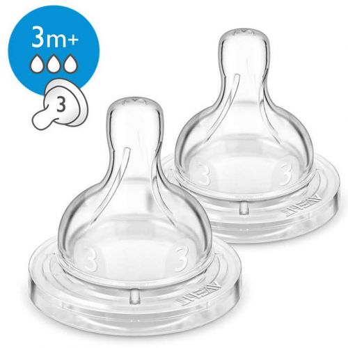 Dudlík Anti-colic/Classic+ 3 střední průtok, 2 ks