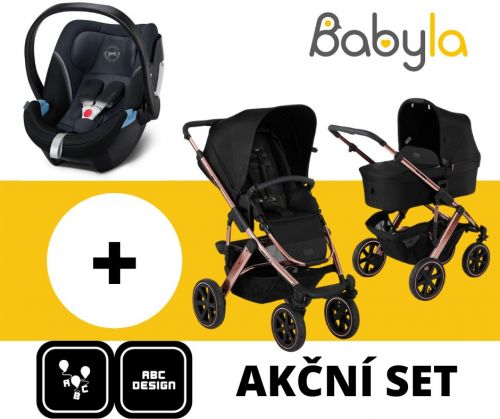 Salsa 4 AIR Rose Gold Diamond Editions 2021 + Cybex Aton 5 Granite Black