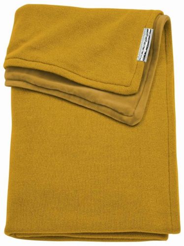 deka Knit basic samet - Ochre